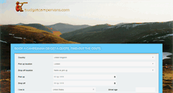 Desktop Screenshot of budgetcampervans.com